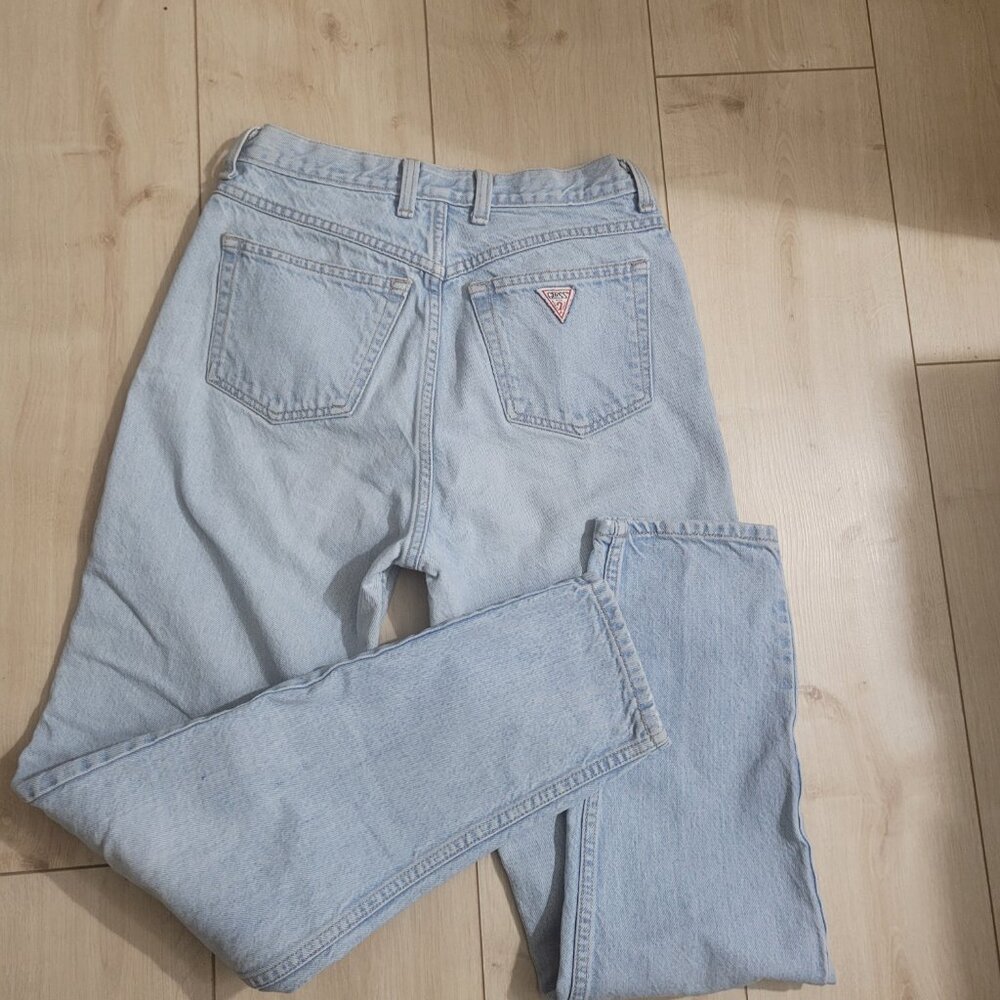 GUESS Jeans* Marciano Size 29*Light Wash*High Waisted*Straight Leg* Style 1050